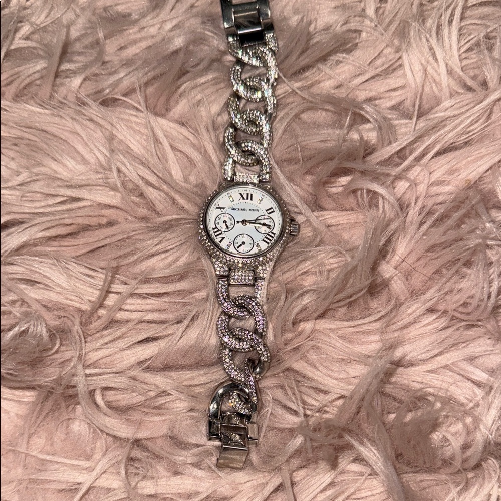 Michael Kors Sparkling Silver Watch